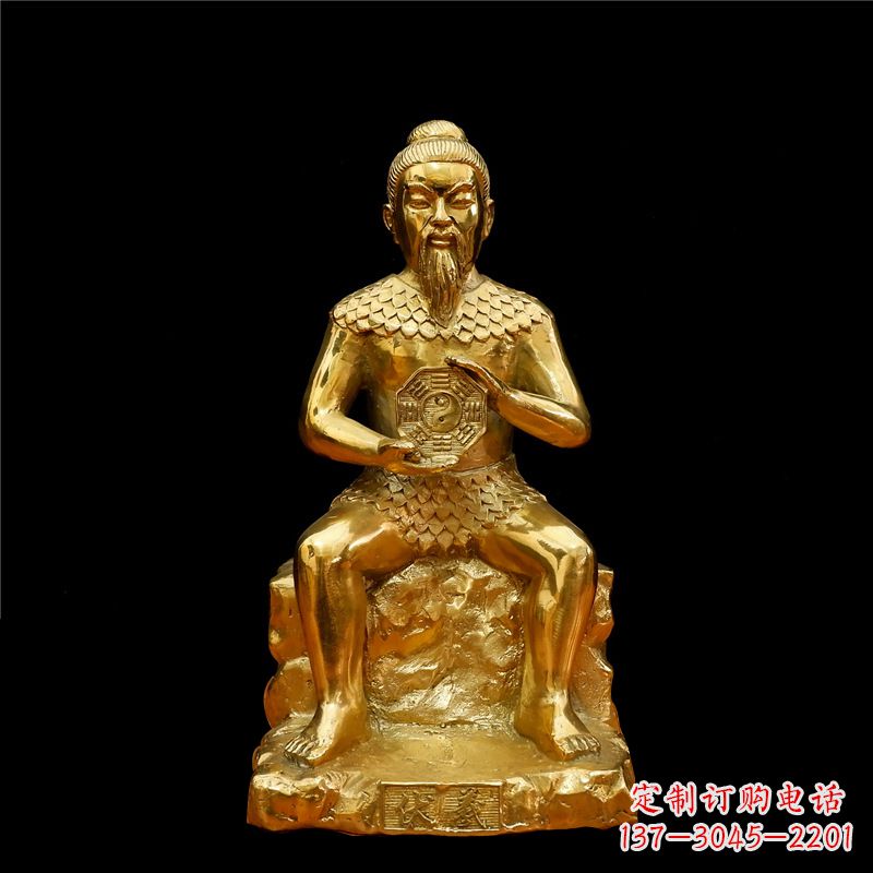 贵州伏羲大帝神像汇聚古老文明中的象征