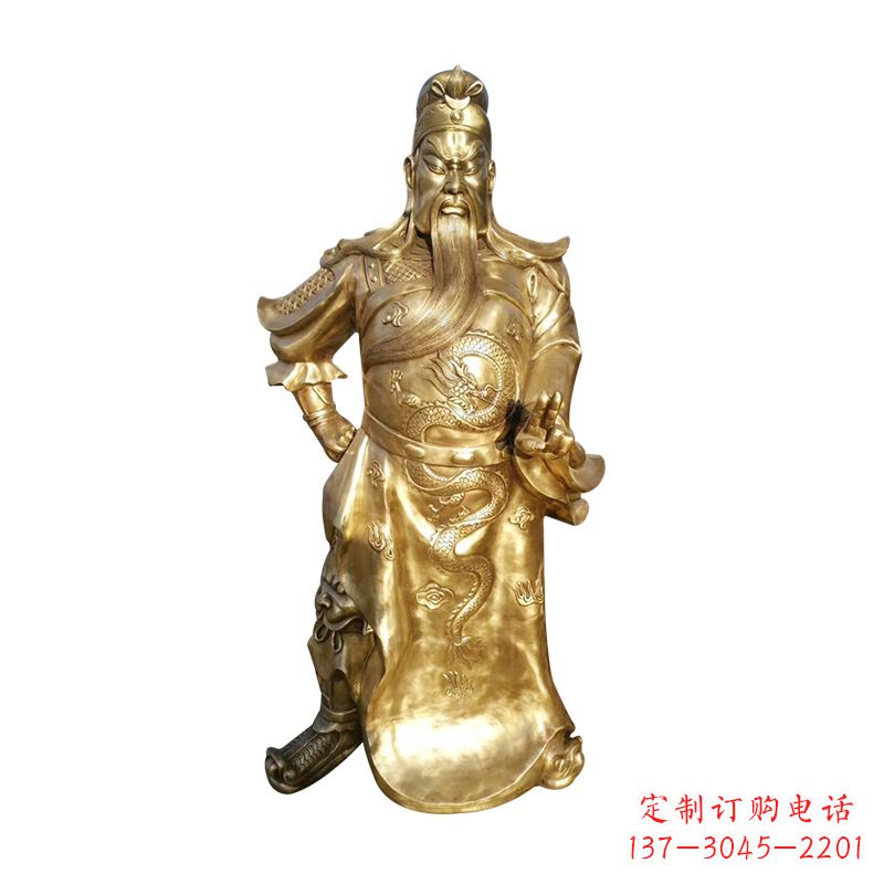 贵州抒写三国历史关羽雕塑