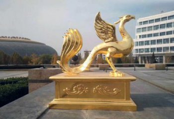 贵州城市广场的朱雀雕塑