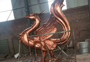 贵州朱雀神兽纯铜陵光神君雕塑