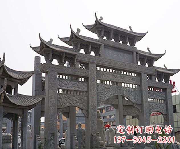 贵州牌坊石雕传承传统文化的艺术精品