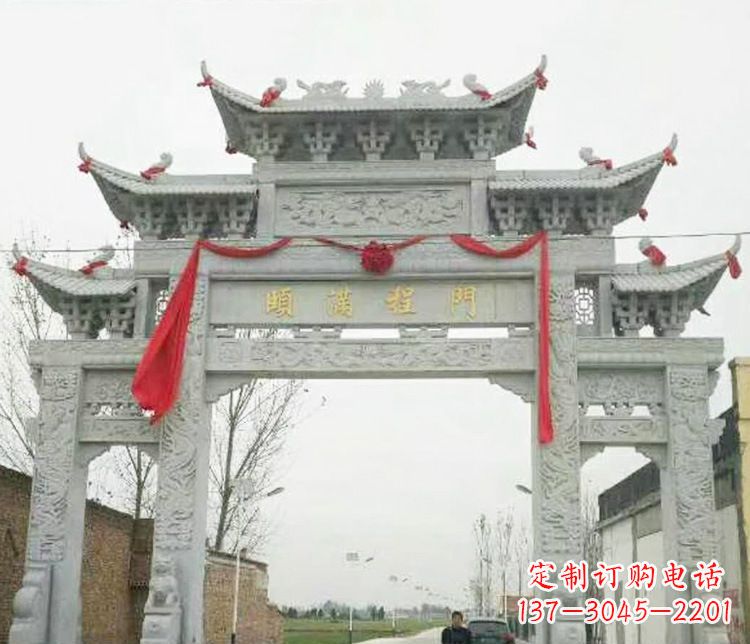 贵州牌坊雕塑纪念历史,传承文化