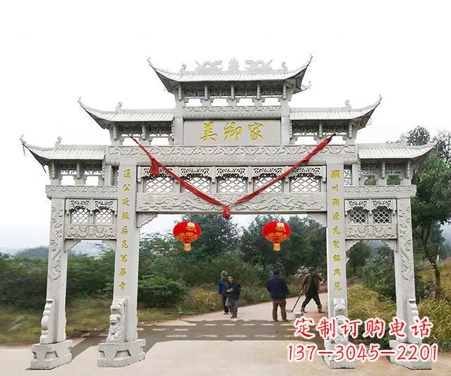 贵州牌坊雕塑珍贵的传统文化