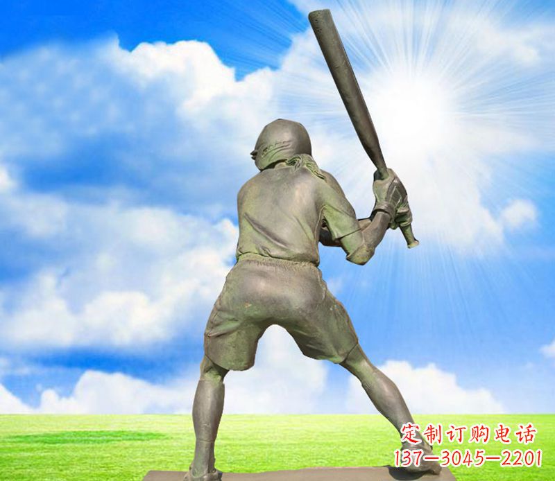 贵州纪念棒球精美的棒球雕塑