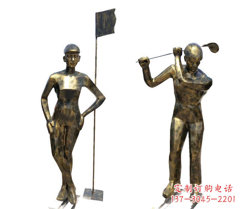 贵州高尔夫雕塑传承高尔夫文化的艺术精品
