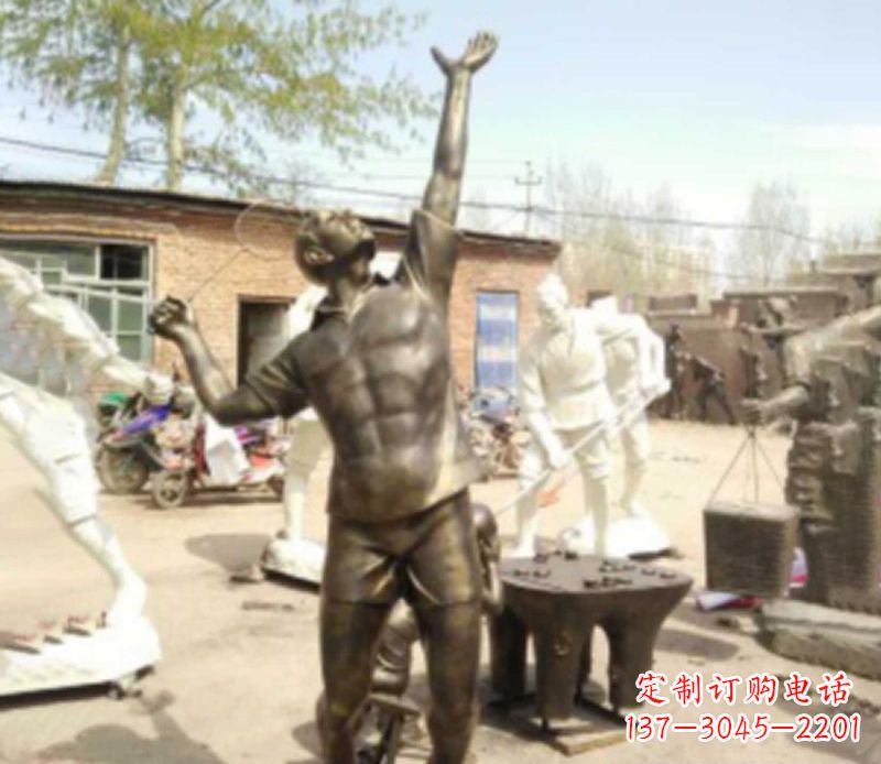 贵州羽毛球雕塑传承运动精神