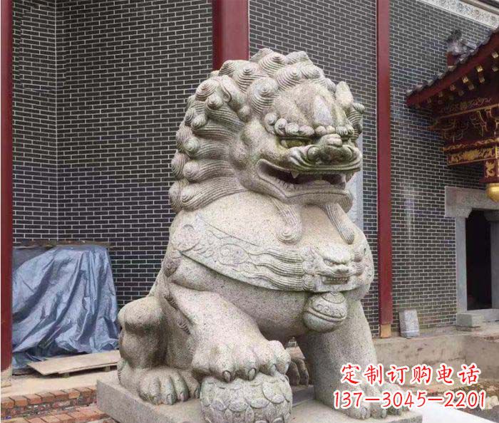 贵州巨型大理石狮子雕塑