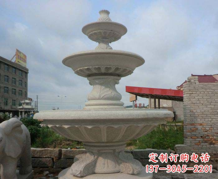 贵州喷泉雕塑灵动精致的大理石美
