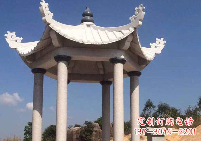 贵州大理石凉亭雕塑——传承古代工艺之精粹