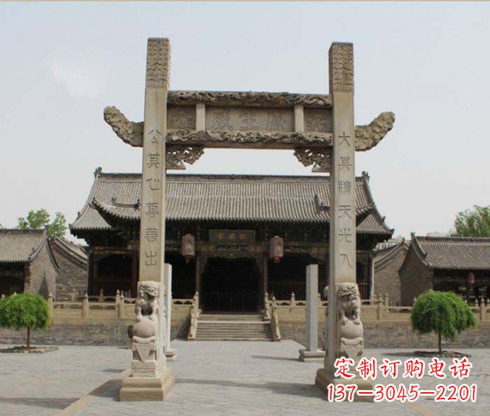 贵州大理石牌楼雕塑——艺术精粹