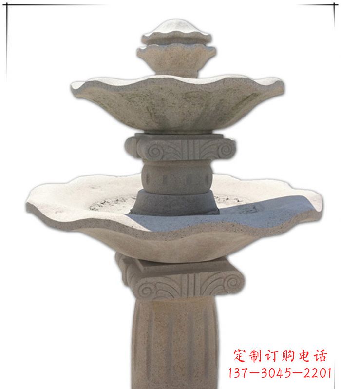 贵州大理石多层喷泉石雕精美绝伦的艺术形式