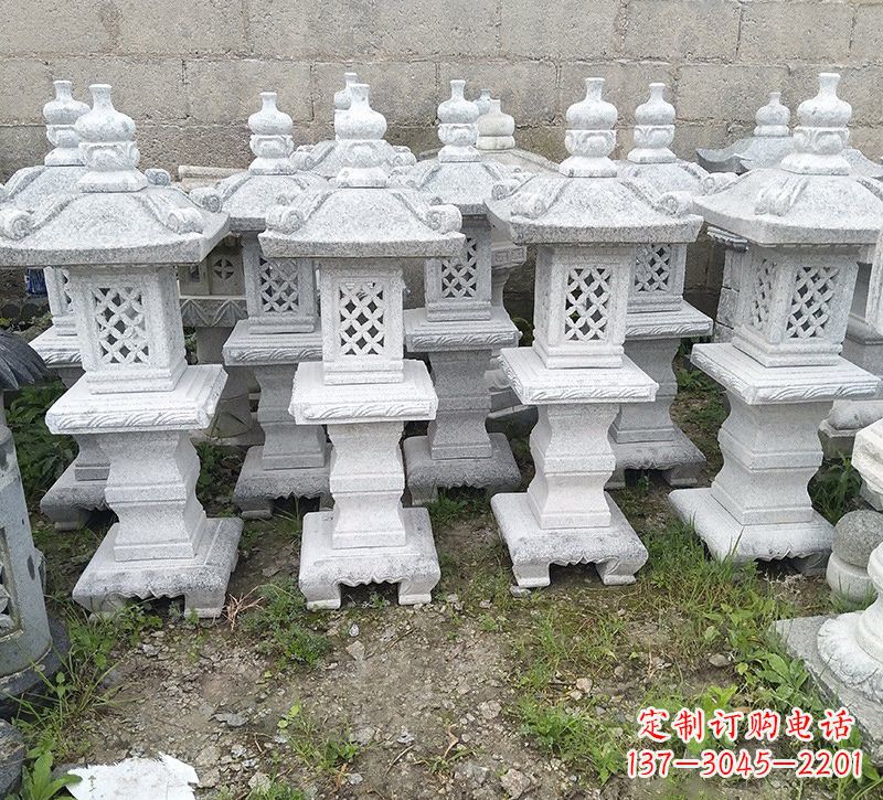 贵州精美大理石石灯雕塑