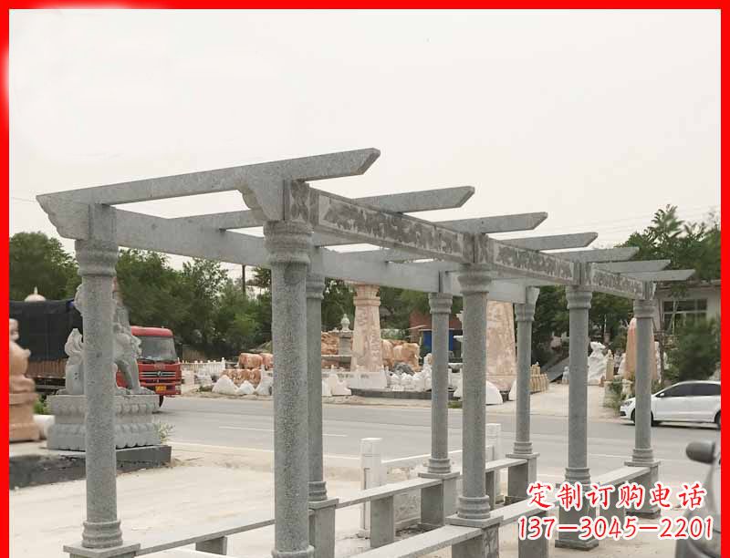 贵州大理石公园石雕长廊高端定制雕塑