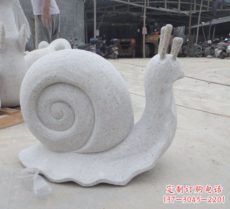 贵州大理石蜗牛雕塑