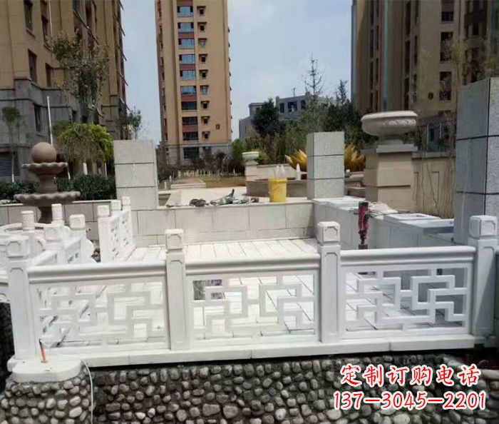 贵州精美大理石国旗台石雕雕塑