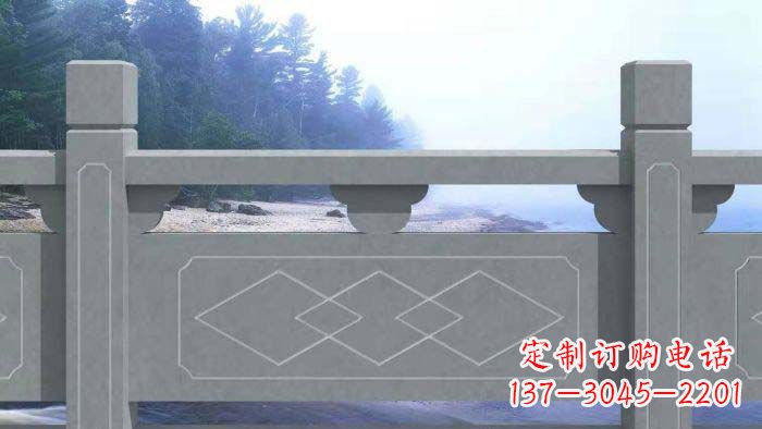 贵州大理石护城河栏板石雕