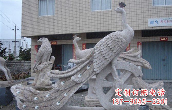贵州大理石孔雀石雕塑