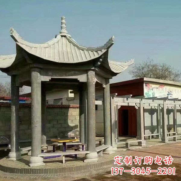 贵州大理石凉亭庭院亭子