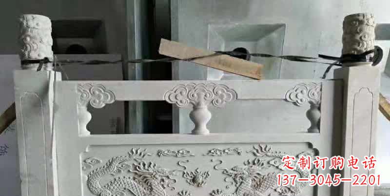 贵州大理石龙浮雕栏板雕塑