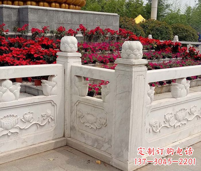 贵州精美大理石旅游景区石雕栏板