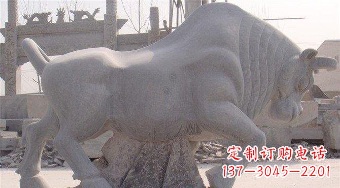 贵州大理石牛雕塑——让你家里充满独特艺术气息