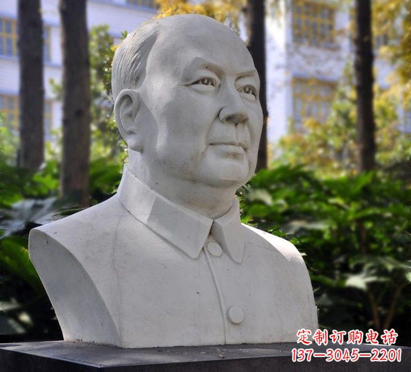贵州大理石钱学森胸像石雕——赞颂改革开放的先驱