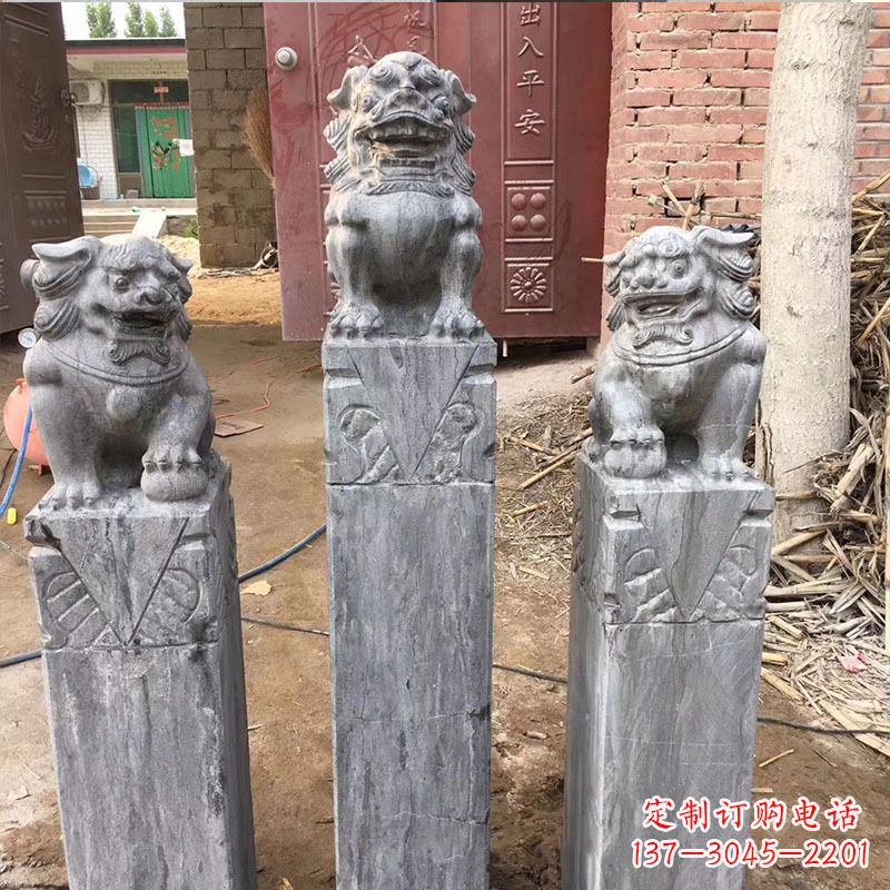 贵州大理石栓马柱