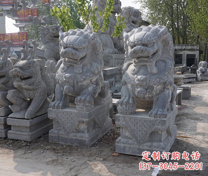 贵州大理石狮子雕塑