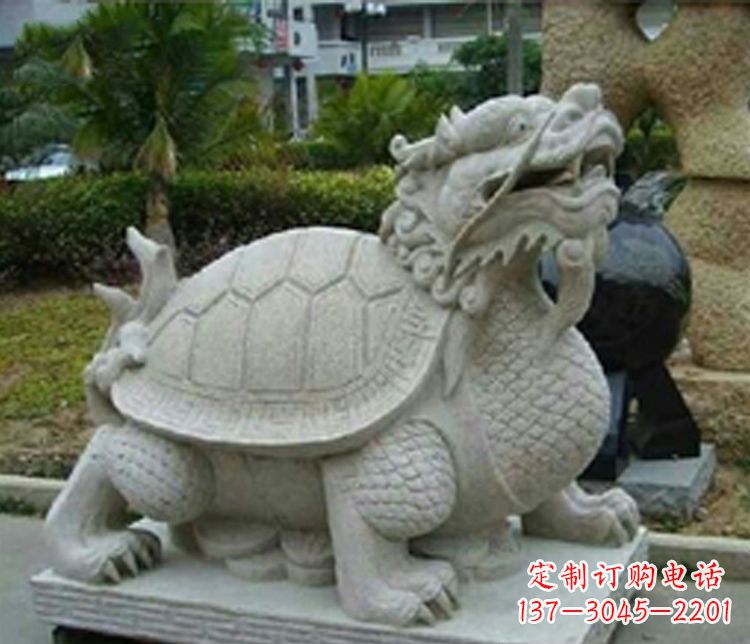 贵州大理石铜钱龙雕塑