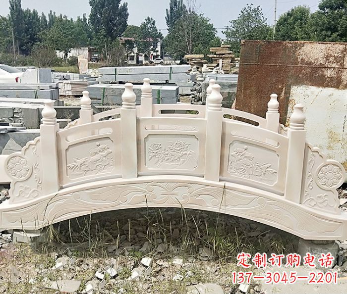 贵州大理石小型拱桥雕塑