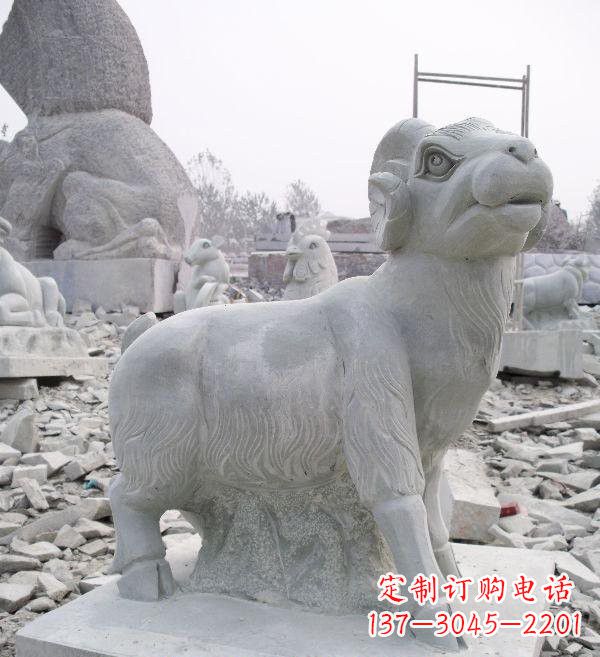 贵州大理石羊雕塑