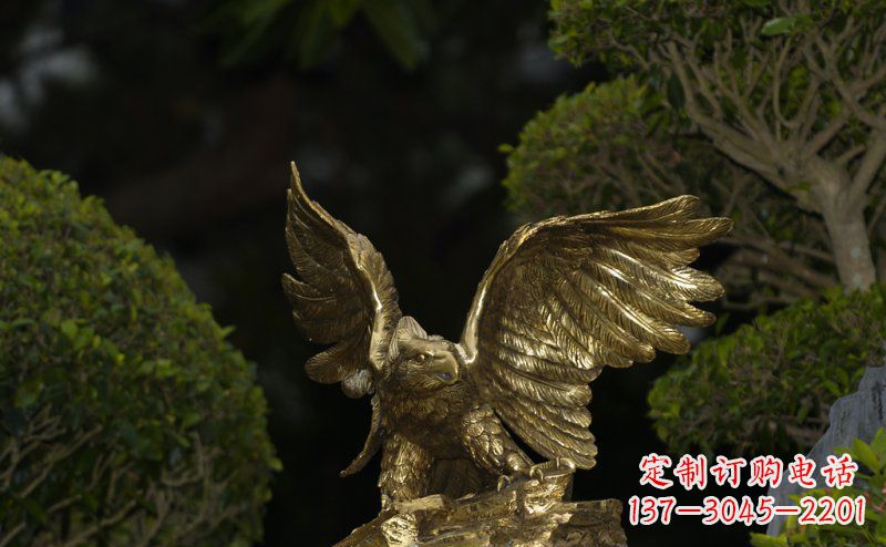 贵州精美大鹏展翅老鹰铜雕