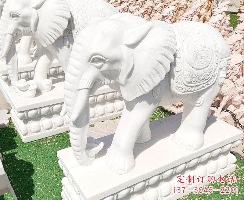 贵州大象石雕雕塑