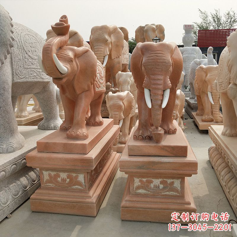 贵州山石大象雕塑