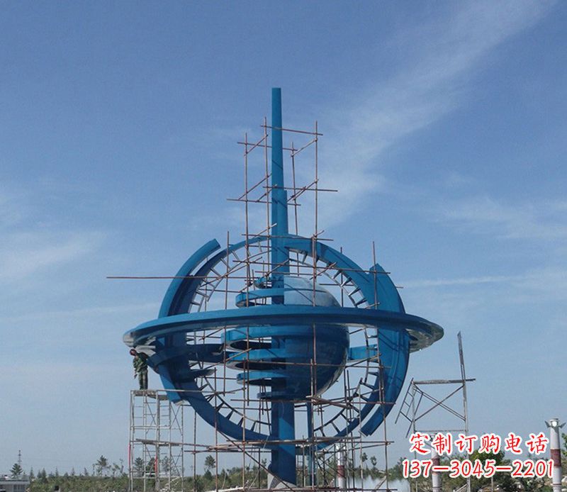 贵州品质卓越的大型不锈钢地球雕塑