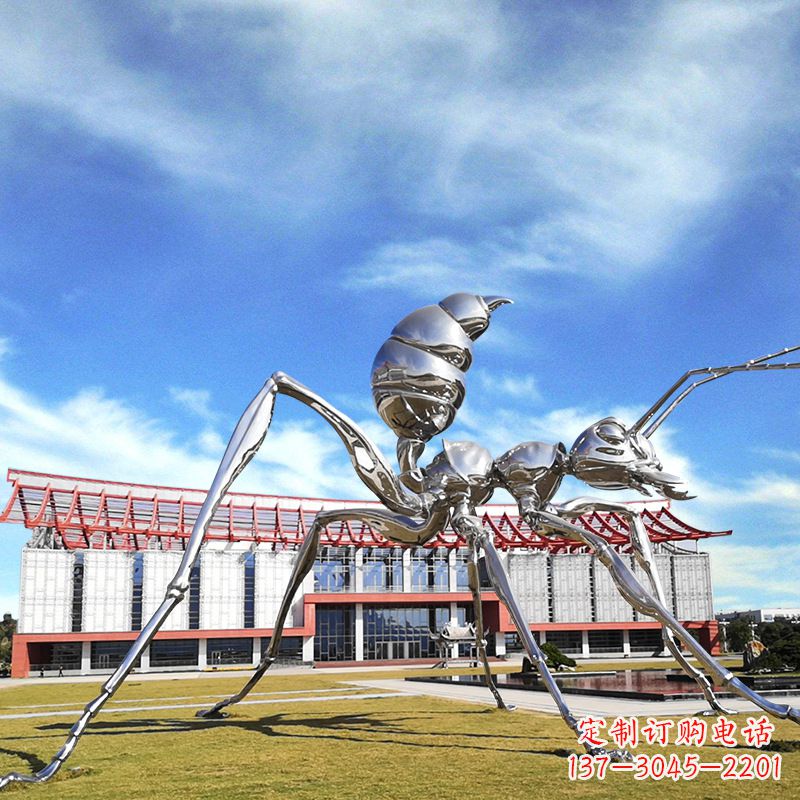 贵州大型不锈钢蚂蚁雕塑精工制作,绵延传奇