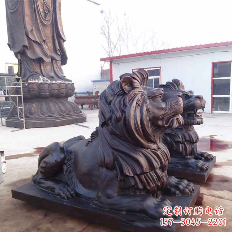 贵州大型纯铜汇丰狮子