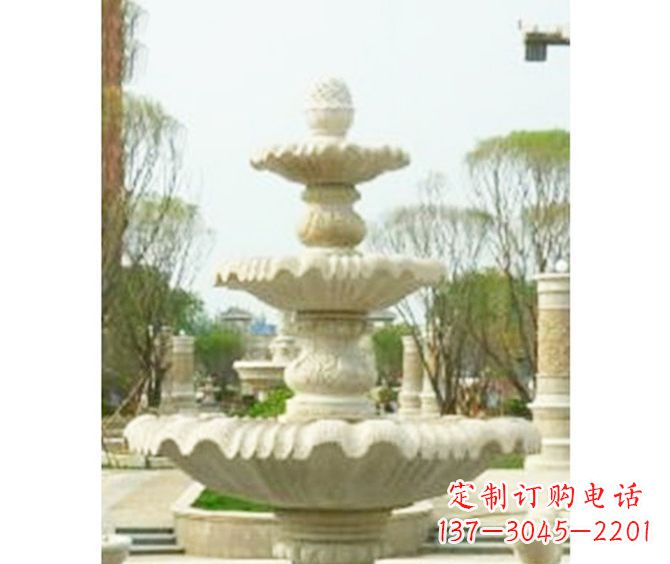贵州大型多层喷泉石雕 (3)