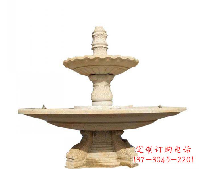 贵州大型多层喷泉石雕 (2)