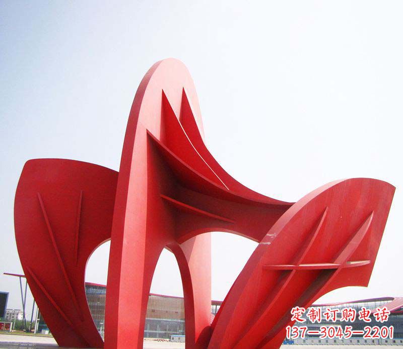 贵州大型广场不锈钢抽象拱门雕塑