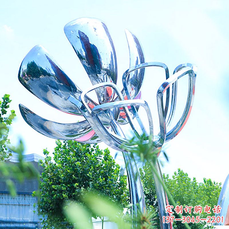贵州精美不锈钢玫瑰雕塑