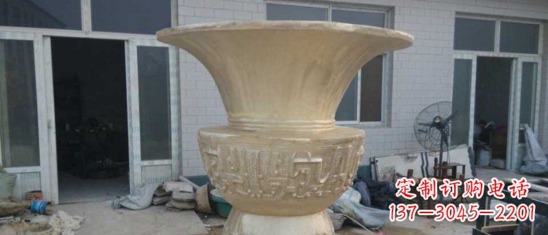 贵州高品质大型花盆铜雕