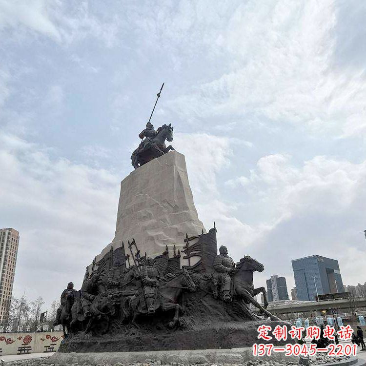 贵州精美西汉名将石雕像——荣耀霍去病