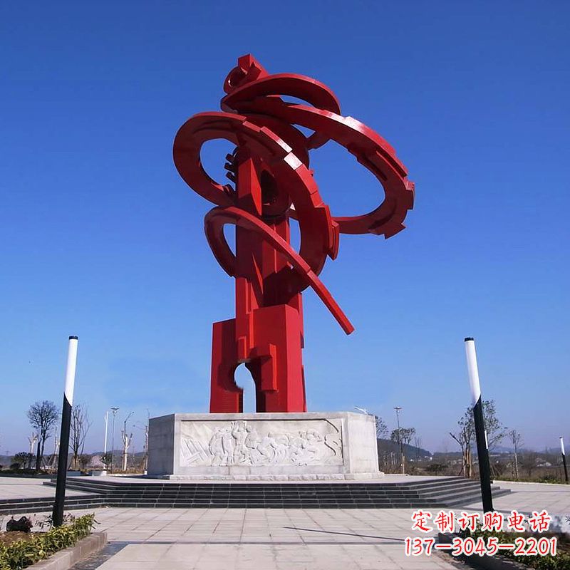 贵州精美龙形不锈钢景观雕塑