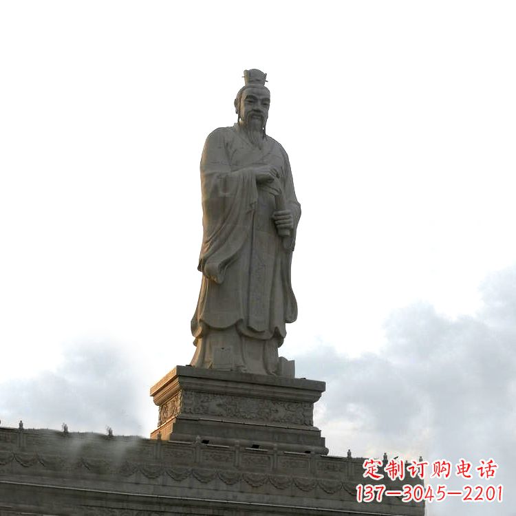贵州精美纯手工孟子雕塑,传承历史文化