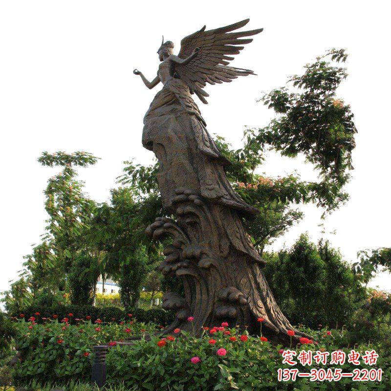 贵州中领雕塑-神话传说中的精卫海景观雕塑