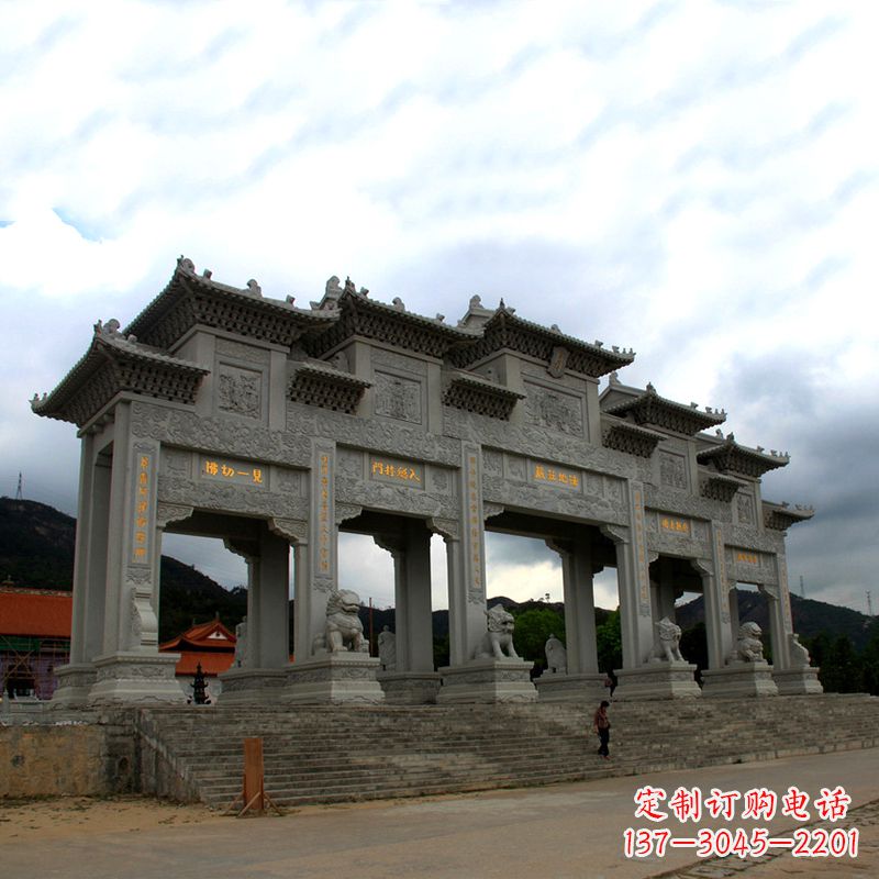 贵州大型牌楼雕塑制作