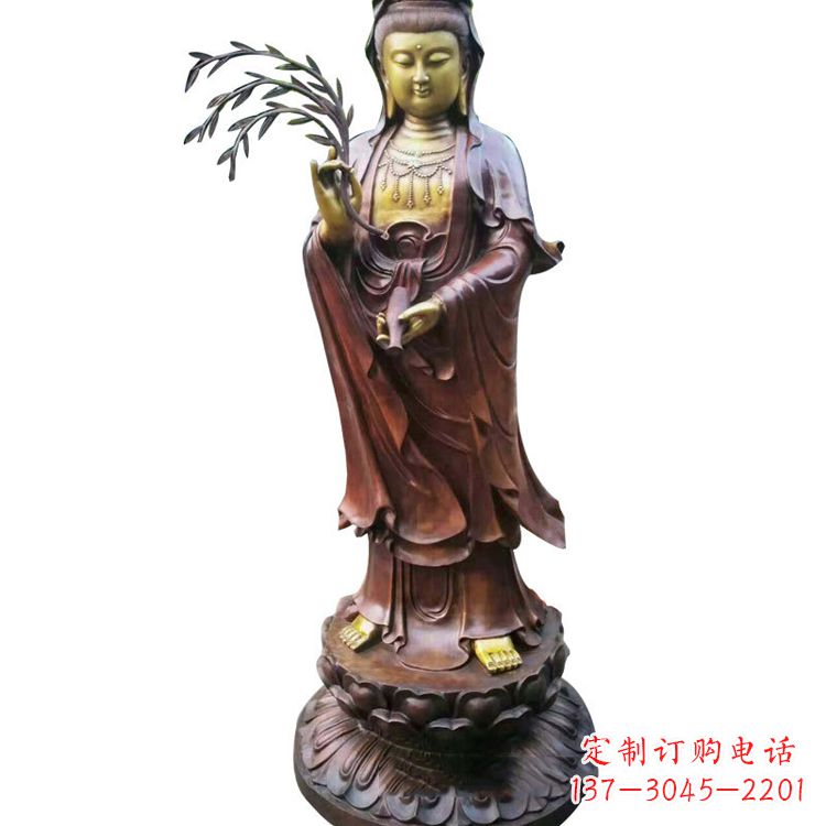 贵州大型铜雕观音雕塑