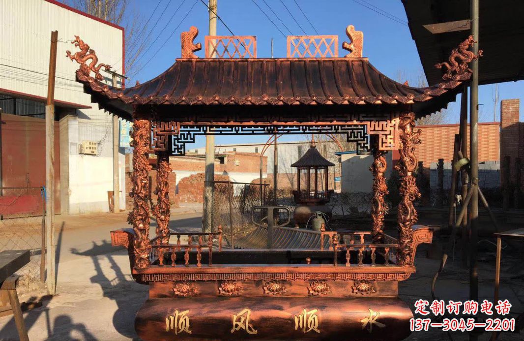 贵州大型铜雕香炉