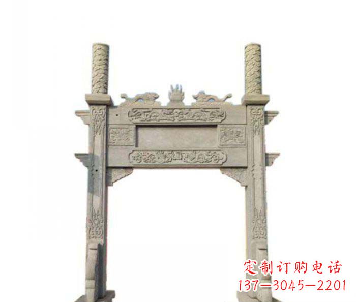 贵州产品名称中领雕塑-牌坊石雕
